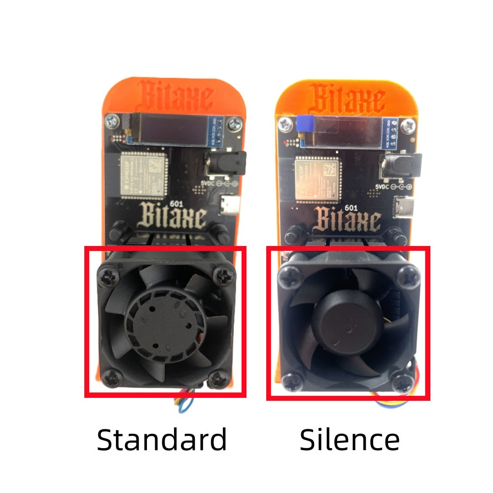 Updated Fan Silent Version Bitaxe Gamma 601 1.2T With 15W Lower Power Solo Miner Consumption Accept Customization