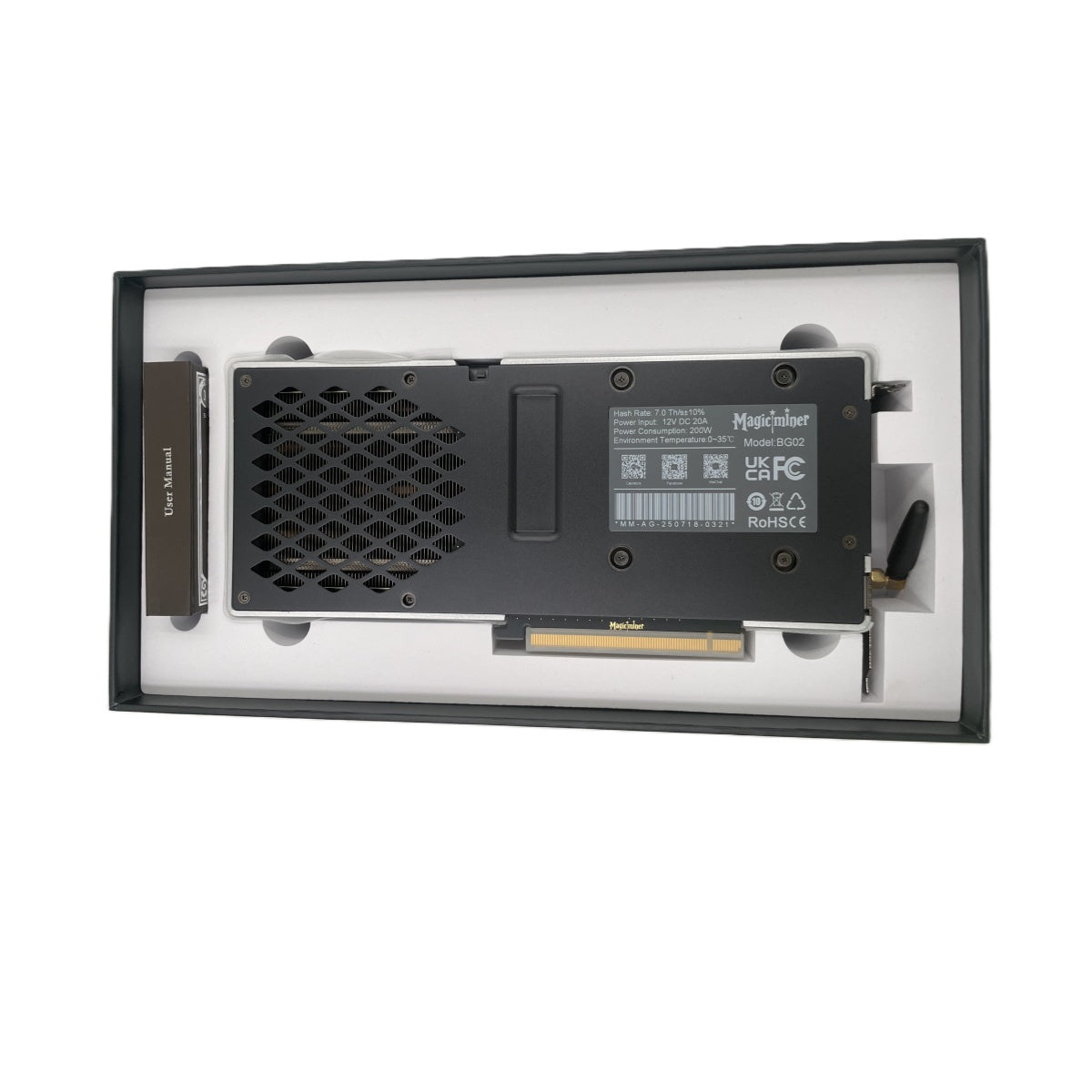 agic Miner BG02 7TH/s 150w SHA256 Quiet ASIC Bitcoin Miner with Wifi Crypto Miner with for Home & Office Use