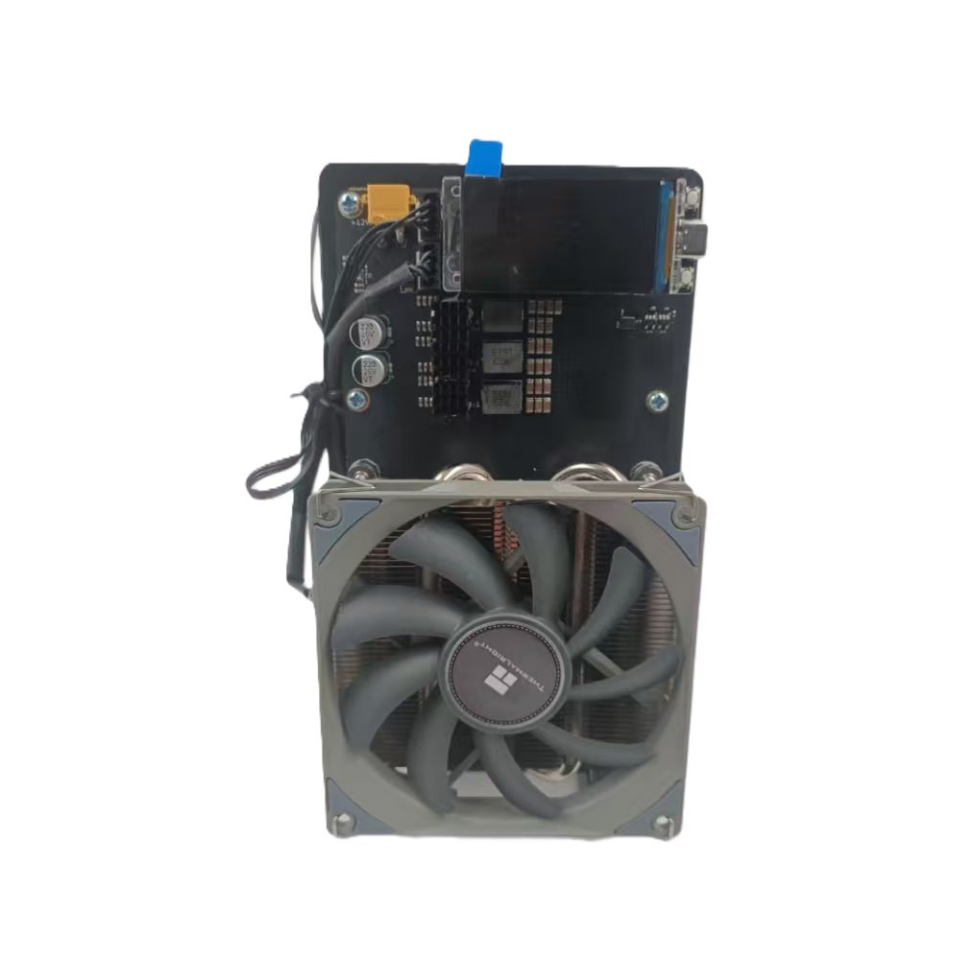 2025 Upgraded NerdQaxe++ Rev 6.1 ASIC Miner 6TH/s | Low Power | Dual Fan Cooling | 2.4G WiFi | Open Source BTC Solo Miner