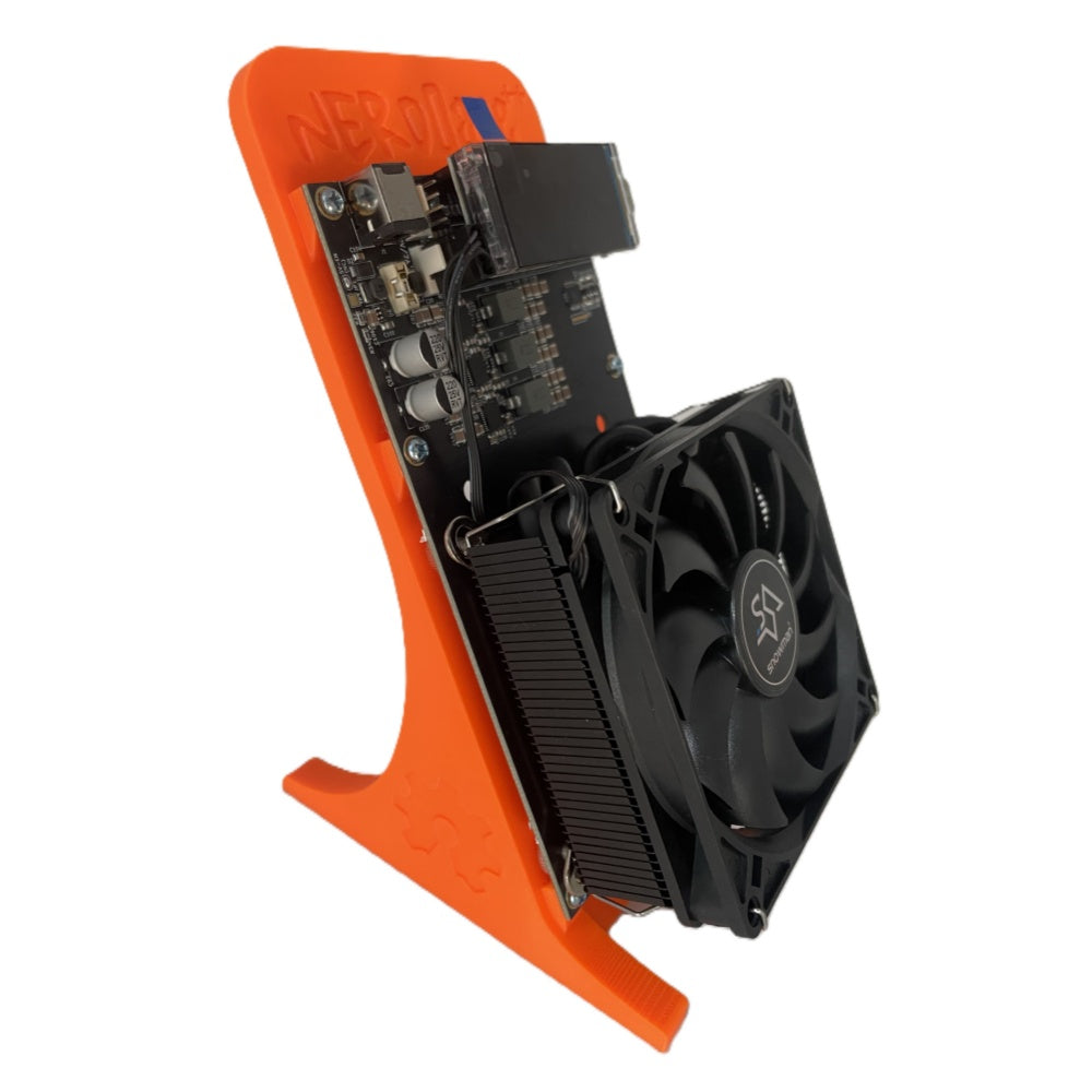 2025 Upgraded NerdQaxe++ Rev 6.1 ASIC Miner 6TH/s | Low Power | Dual Fan Cooling | 2.4G WiFi | Open Source BTC Solo Miner