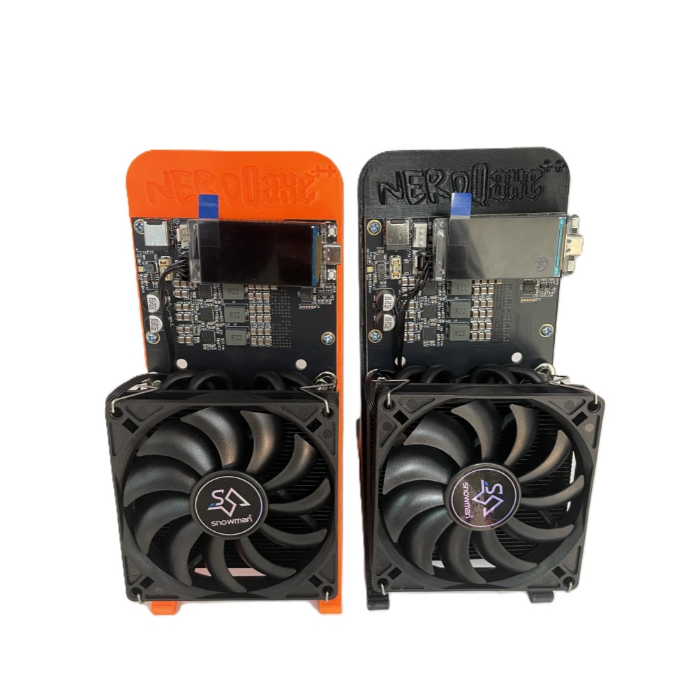 2025 Upgraded NerdQaxe++ Rev 6.1 ASIC Miner 6TH/s | Low Power | Dual Fan Cooling | 2.4G WiFi | Open Source BTC Solo Miner